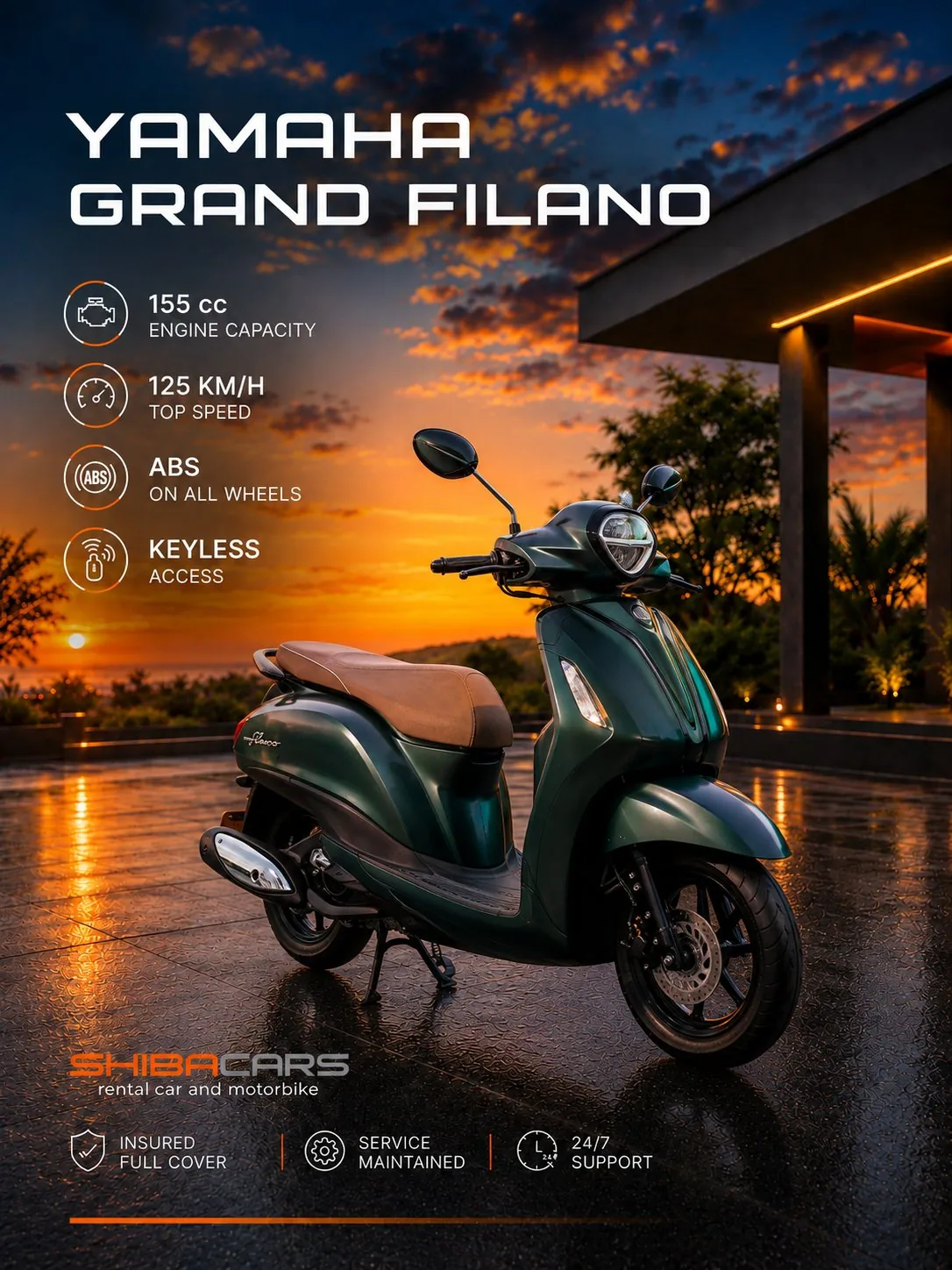 Yamaha Grand Filano, 2013